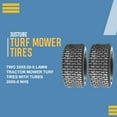 thumbnail image 3 of Justubes 🌿 (2) 20x8.00-8 Lawn Tractor Turf Tires with Tubes – 20x8-8 NHS Heavy Duty Mower Tires for Lawn & Garden Equipment, 3 of 6