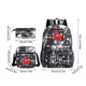 thumbnail image 2 of Conjunto de tres piezas de mochilas escolares para estudiantes masculinos y femeninos, estuche para lápices del Campus, bolsas de lona, mochila de gran capacidad, 2 of 4
