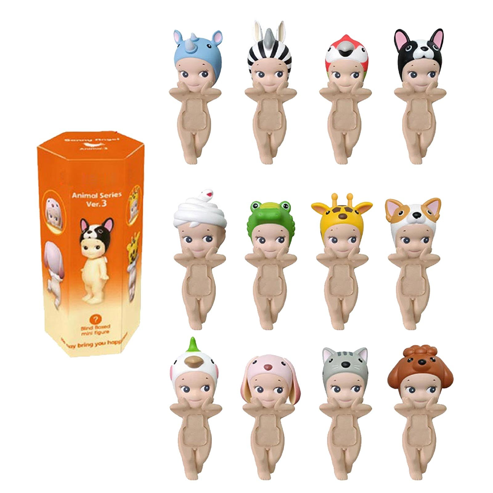 Sonny Angel Animal Series Version 3 - Draging Face Original Mini