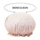 thumbnail image 5 of Cortina de baño de dos capas encaje reutilizable elástico plástico para ducha hotel spa salón de belleza, resistente, fácil de limpiar, para hotel, spa, salón de belleza, ahorra espacio,, 5 of 9