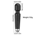 thumbnail image 7 of Godewogo Powerful Handheld Massager with 10 Pulse Settings, Personal Total Body Therapy Massager for Sports Recovery, Muscle Aches, Body PainK019,black,1PCS, 7 of 7