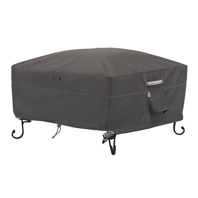 Full Coverage Fire Pit Cover - Small, Square - 30 X 12 In.