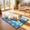 thumbnail image 4 of GFHFHITJ Cooling Blanket for Cats & Small Dogs, Thicker Pressure-Activated Non-Gel Cooling Mat, Waterproof Cover for Indoor Kittens & Crates, 15.7" x 19.7", 4 of 6