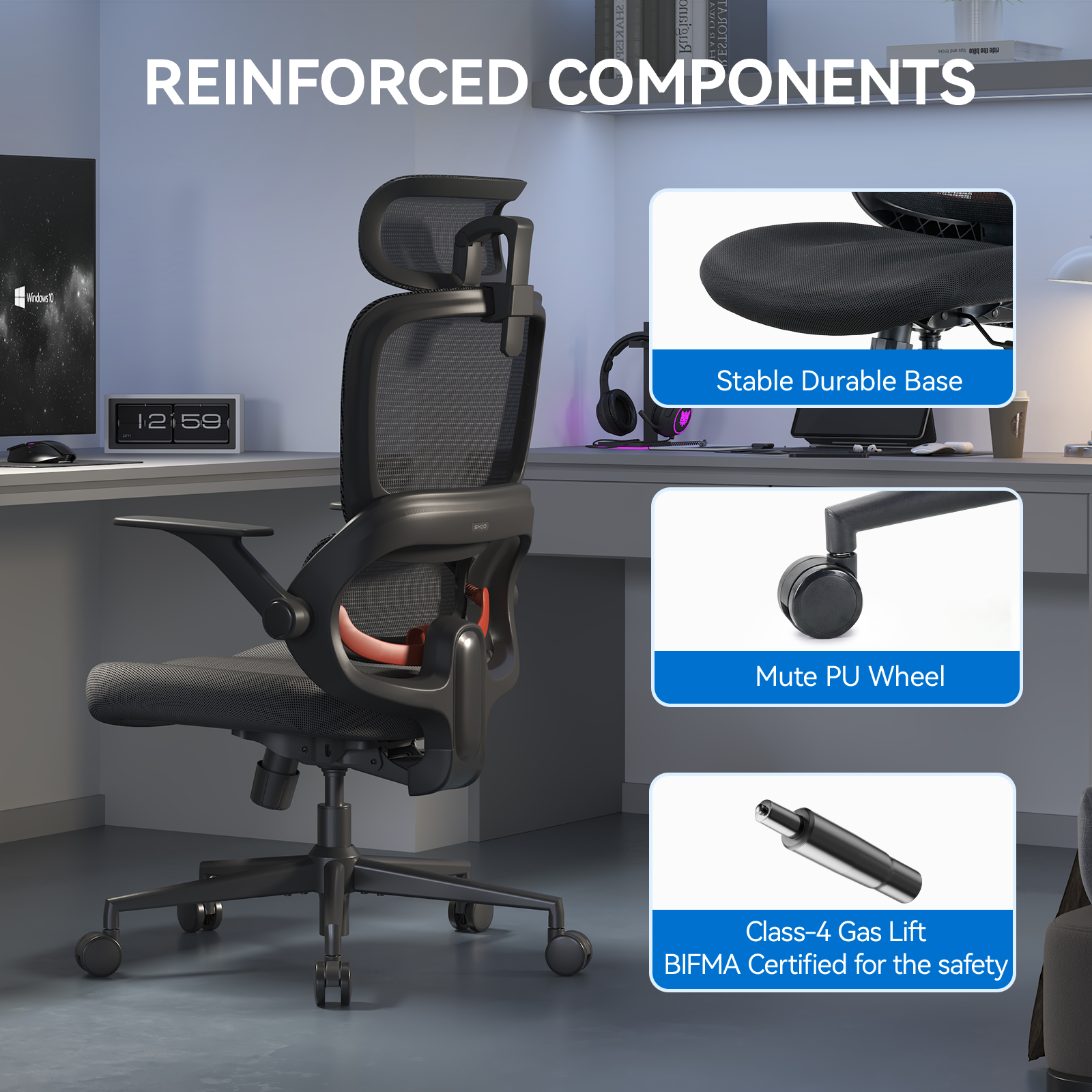 Sihoo B100 Se Ergonomic Office Chair with Dual-Back photo 8