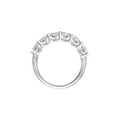 thumbnail image 4 of 2 Carat DEW Round Moissanite 10k White Gold Semi-Eternity Band, 4 of 4