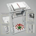 thumbnail image 3 of Classic Concepts Acrylic Podium Stand – Portable Modern Lectern for Church, Conference, Events, 3 of 5