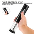 thumbnail image 3 of OULII Intelligent Bottle Opener Portable Corkscrew Wine Opener Black 1Pack, 3 of 8