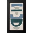 thumbnail image 2 of Delamater, Rob 14x24 Black Modern Framed Museum Art Print Titled - Primary Tribal Shapes X, 2 of 5