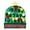 Green, variant on Festive Christmas Deck Yo' Self Adult Novelty Light Up Knit Beanie Pom Pom Winter Hat Cold Weather Cap OSFM Winter