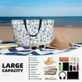 thumbnail image 5 of Balery Dock Rudder Beach Travel Bag - Water-Resistant, Large Capacity Lightweight Tote with 7 Pockets for Women and Men - Perfect for Beach, Pool, Gym, and Travel, 5 of 7