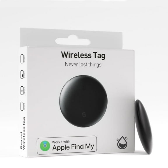 Smart Tag Bluetooth Luggage Tracker, IP68 Waterproof Air Tracker Works with Find My (iOS Only), Finder Locator for Keys, Luggage, Backpack, Wallet - Not for Android Devices (1 Pack)