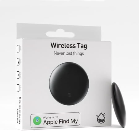 Smart Tag Bluetooth Luggage Tracker, IP68 Waterproof Air Tracker Works with Find My (iOS Only), Finder Locator for Keys, Luggage, Backpack, Wallet - Not for Android Devices (1 Pack)