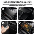 thumbnail image 5 of Yuyamidu Sea Turtle Auto Armrest Pad Cover Car Accessory Hibiscus Vehicle Armrest Seat Box Cover Protector Fit Most Truck Sedan Van Orange Car Armrest Cover, 5 of 7