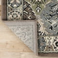 thumbnail image 4 of BNM Paloma Contemporary Damask Indoor Area Rug, 2.7" x 8', Chocolate, 4 of 7