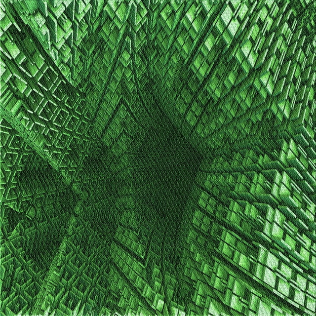 Ahgly Company Machine Washable Indoor Square Transitional Deep Emerald Green Area Rugs, 6' Square