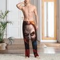 thumbnail image 6 of Lsque Chucky Print Men's Pajama Pants, Lounge Pant - Comfortable Home Wear,Elastic Waistband, Stylish Design-Medium, 6 of 9