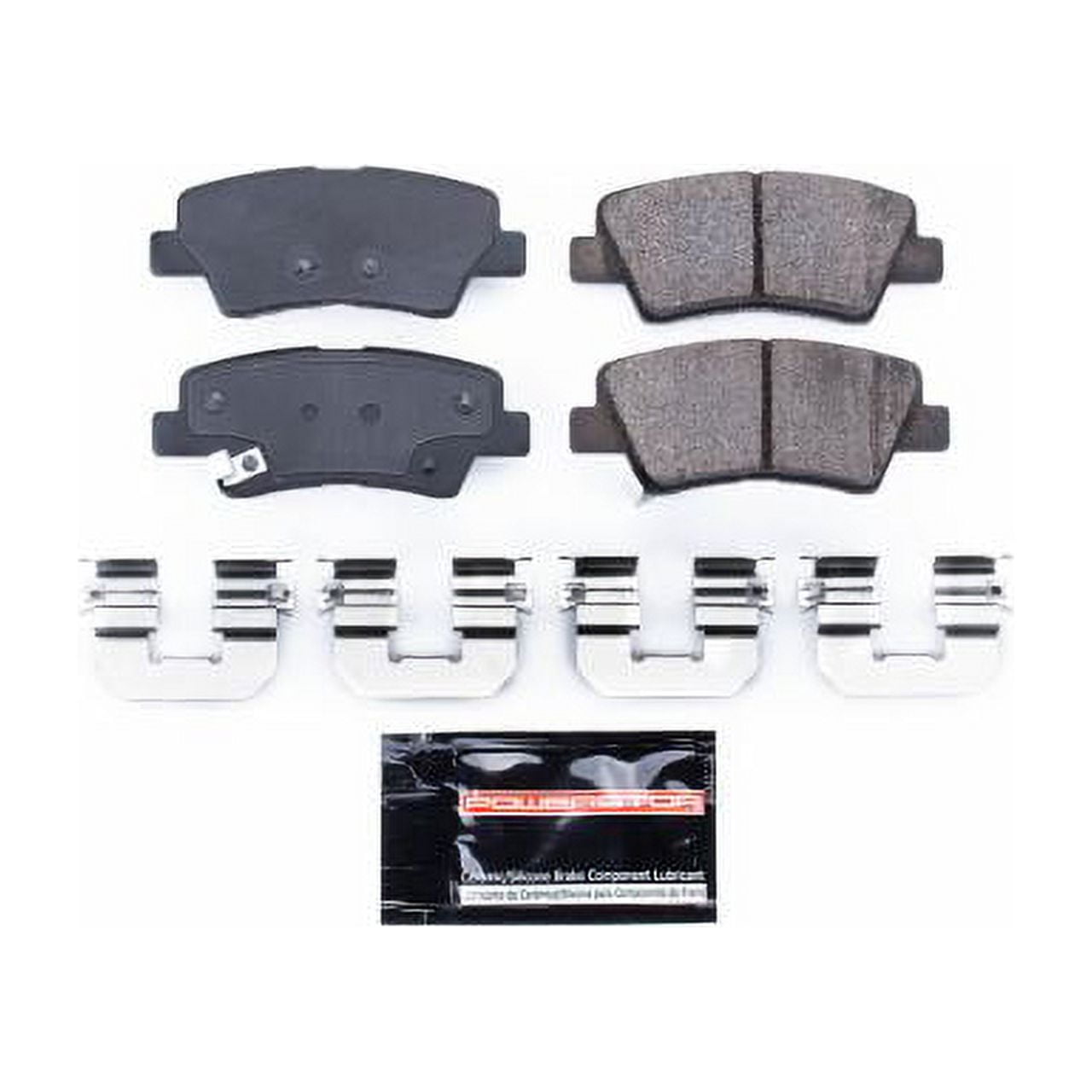 Power Stop Rear Z23 Evolution Carbon-Fiber Ceramic Brake Pads Z23-1848 Fits 2017 Hyundai Tucson