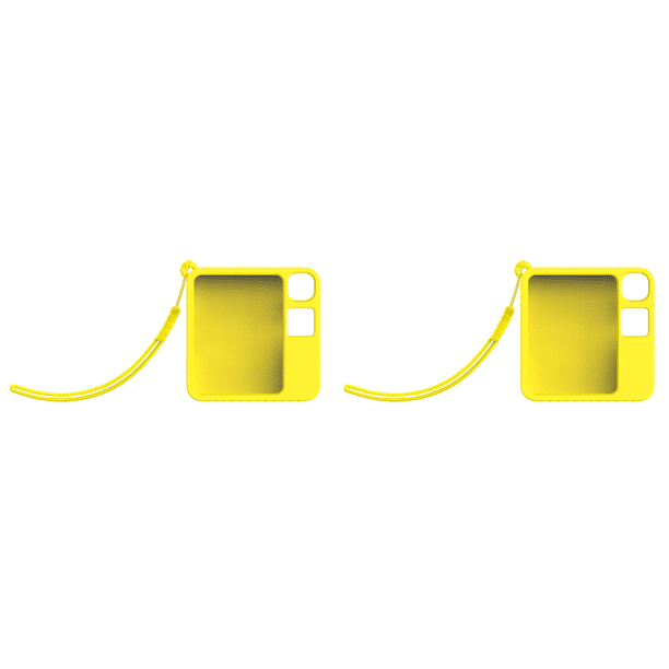 Funda Protectora Silicona Cubierta Suave Anticaída para Dispositivo Rabbit R1 AI() Amarillo
