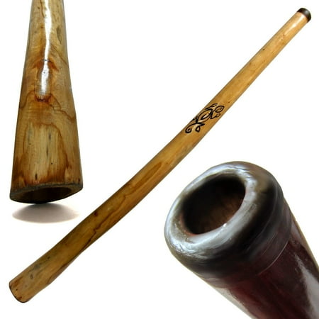 Eucalyptus Yellowbox Didgeridoo, Beeswax Mouthpiece - 52" Long - Hand Finished- Key of C-E