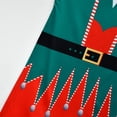 thumbnail image 5 of Gibobby vestidos de niña Niños pequeños niñas lindo infantil Navidad animados estampados disfraz Cosplay princesa vestido bolsa trajes (Verde, 5-6 años), 5 of 5