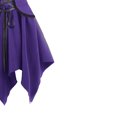 thumbnail image 4 of Women's Pirate Wench Costume Short Puff Sleeve Lace Up Corset Asymmetrical Handkerchief Hem Dress Gothic Fairy Cosplay Outfit for Halloween Theme Party, 4 of 6