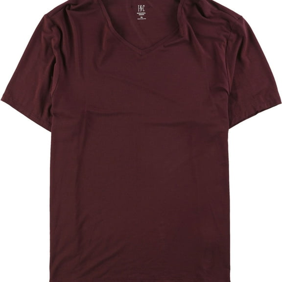 I.N.C Mens Dressy Basic T-Shirt, Red, X-Large