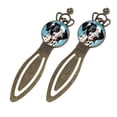 thumbnail image 2 of Dalmatians Vintage Copper Crown-Shaped Bookmarks Set of 2, Stainless Steel Material for Readers and Book Lovers, 2 of 5