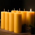 thumbnail image 1 of Velas de cera de abeja MOSROAD, 2 x 5 pulgadas, 400 horas de combustión, 1 of 8