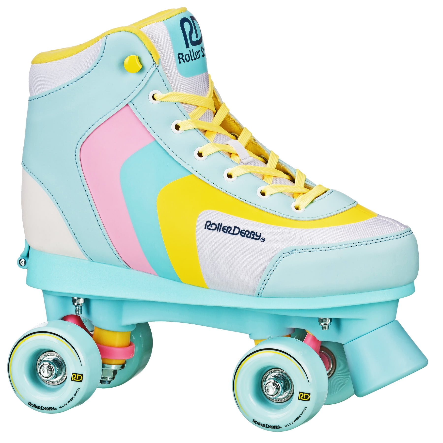 Roller Derby Quad Star Adjustable Youth Skates for Women and Girls, Size 3-6