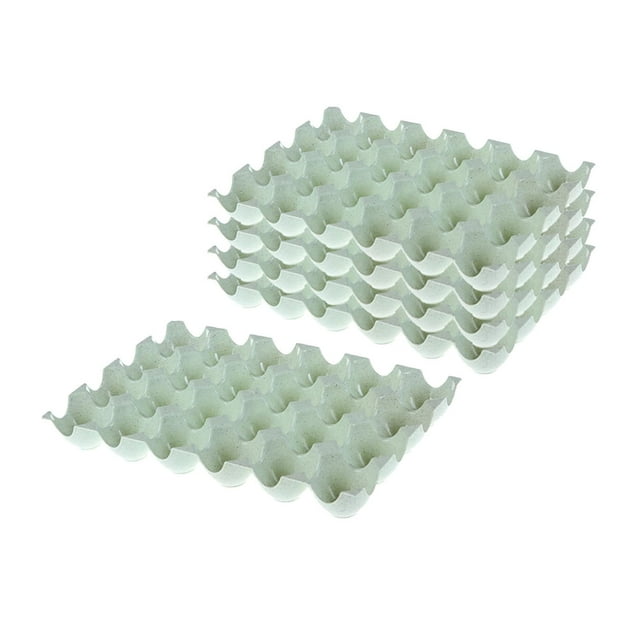 Caja de Almacenamiento de Huevos Sunnimix 5 Piezas Apilable Refrigerador Verde Claro