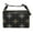 Intricate Crosses Decorative, variant on Buckle Handle Insulated Picnic Lunch Bag With Adjustable Strap 7L Capacity Harlequin Squares Pattern