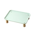 thumbnail image 3 of Soporte elevado para cuenco para gatos, cómodo, lavable, protege el cuello, suministros para mascotas, soporte para plato de alimentación para Verde, 3 of 8