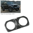 thumbnail image 3 of Cover ABS Carbon Fiber Car Rear Row Air Vent Outlet Cover Fit for  Wrangler JL 2018, 3 of 7