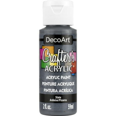 UPC: 0766218065056 | DecoArt Crafter s Acrylic Paint 2 oz. Slate