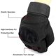 thumbnail image 4 of CE Approved Motorcycle Gloves Unisex Mid-Season Breathable Touch Screen Scooter Gloves for Car, Motorcycle, Bike, Motocross, Camping, Hiking or Other, 4 of 5