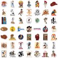 thumbnail image 3 of 50 piezas de vinilo de la serie Western Elements para personalizar su computadora portátil, órgano electrónico, guitarra, piano, auriculares, monopatín y calcomanías para equipaje, 3 of 5