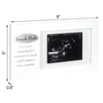 Malden Library Malden - Sneak Peek Sonogram Picture Frame, Fits 3x4 Ultrasound or 4x6 ...