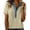 Beige-01, variant on Perfectbot Women's Cotton Collar Henley T-Shirt Short Sleeve Button Down Casual Tops Summer Daily Tees