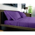 thumbnail image 2 of DREAMCARE - Bed Sheets Set - King Size Sheet with Side Pocket - 6pcs Set, 15 inches, Purple, 2 of 8