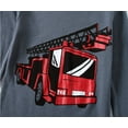 thumbnail image 4 of Little Boys Pajamas for Toddler Clothes Set Trian Truck Sleepwear Long Sleeve 100% Cotton 2 Piece Kids Pjs Size 1-10 Years (3-4 Years/4T, Fire Truck)/6014, 4 of 7