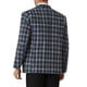 thumbnail image 3 of Blazers de cuadros INSPIRE CHIC para hombres con patrón de bloques de color, 3 of 6