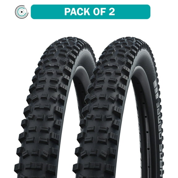 Schwalbe Hans Dampf Tire - 24 x 2.35, Tubeless, Folding, Black, Performance, Addix, TwinSkin