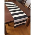 thumbnail image 5 of Aayu Printed Table Runner | Thick 250 GSM (16 Inch X 72 Inch) |Table Runner for Baby Birthdays, Home Decor & Wedding (Black Wave), 5 of 5