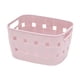 thumbnail image 2 of Almacenamiento y organización del baño, cesta de plástico para guardar artículos diversos del hogar, armario de escritorio, cesta rectangular pequeña, cesta transparente para el baño, estante para gua, 2 of 6