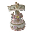 thumbnail image 2 of Caja de música de carrusel giratoria hecha a mano, juguetes decorativos coleccionables Rosado, 2 of 5