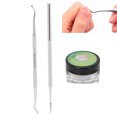 thumbnail image 1 of Ingrown Toenail Correction, Easy Use Nail Growth Direction Change Pain Relief Convenient Pedicure Tools with Storage Box for Home for Paronychia, 1 of 8