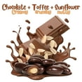 thumbnail image 2 of Chocolate Covered Toffee Coated Sunflower by It's Delish, 10 lbs Bulk Bag  Dark Chocolate Candy Nuts Bulk Sunflower Chocolates Sweet & Crunchy Nut Snack  Vegan, Kosher, 2 of 7
