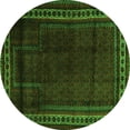 thumbnail image 1 of Ahgly Company Indoor Round Persian Green Traditional Area Rugs, 3' Round, 1 of 1