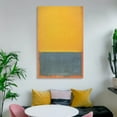 thumbnail image 6 of Mark Rothko Print Abstract《Yellow And Gray》Canvas Paintings Wall Art Poster Canvas Wall Art Poster Decorative Bedroom Modern Home Print Picture Artworks Posters 12x18inch(30x45cm), 6 of 6