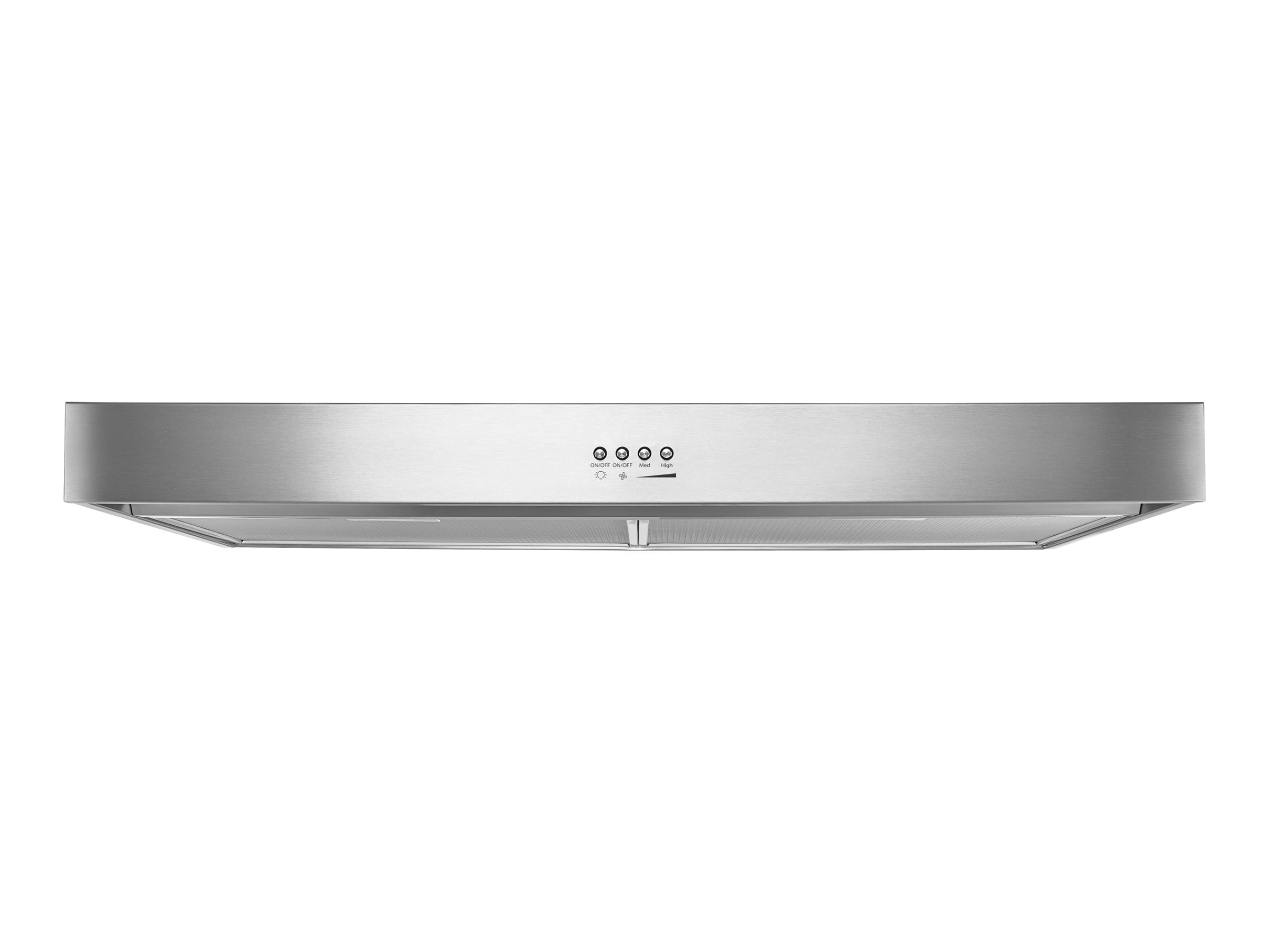 Whirlpool WVU37UC0FS Hood standard width 29.9 in depth 18.6